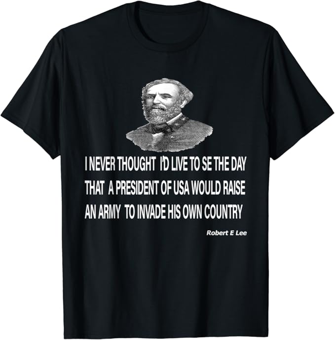 robert e lee t shirt